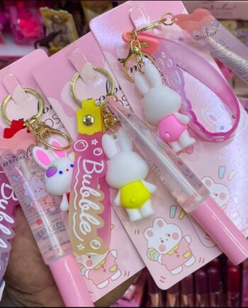 Lipgloss with keyholder(clear gloss)